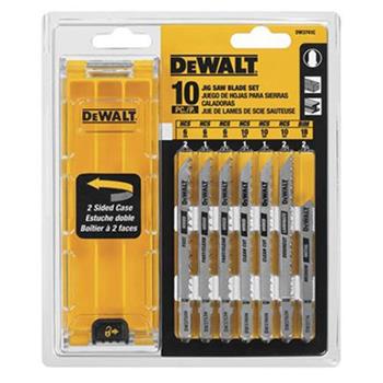 10 PC. COBALT JIGSAW BLADE TOUGH CASE T-SHANK