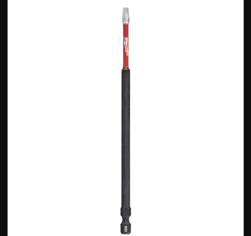 6 in. SHOCKWAVE Impact Square Recess #2 Power Bit - Milwaukee - 48-32-4805