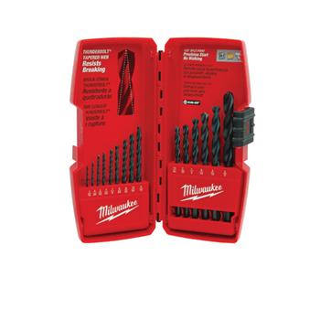 15pc Thunderbolt® Black Oxide Drill Bit Set - Milwaukee 48-89-2803