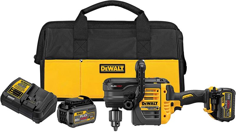 FLEXVOLT™ 60V MAX* VSR Stud and joist drill kit with E-Clutch® system (2 batteries & 1 charger) - Dewalt DCD460T2