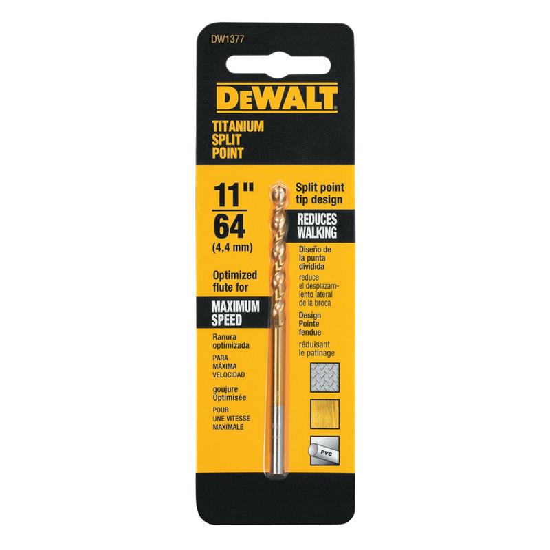 MECHE DEWALT 11/64 (TITANIUM)