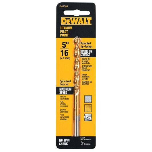 MECHE DEWALT 5/16 (TITANIUM)