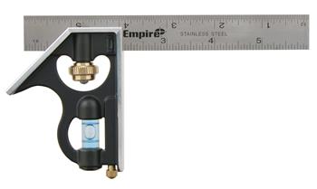 Équerre combinée robuste de poche 6 po pour professionnels - Empire E255