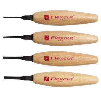 Trousse de 4 micro-outils balayage - Flexcut MT300