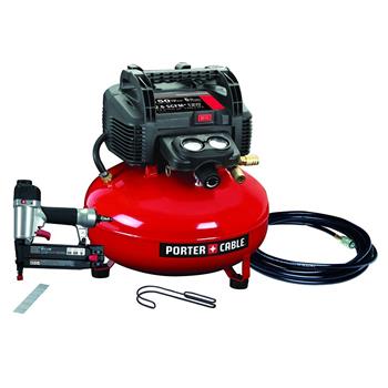 Ensemble compresseur 6 gallons avec cloueuse 18GA - Porter Cable PCFP12236