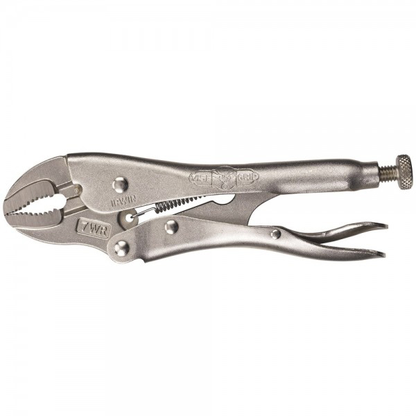 Irwin Vise-Grip 7WR curved jaw locking pliers 7" with wire cutter