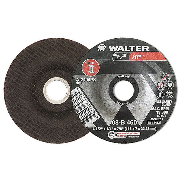 Meule à rectifier haute performance HP™4-1/2" x 1/4" x 7/8" type 27   Prix à la pièce / Vendu en paquet de 25