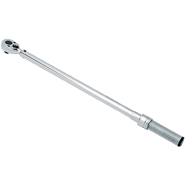 Clé dynamométrique mécanique -manche métallique - double échelle - 3/8" 150-1000 lb-po