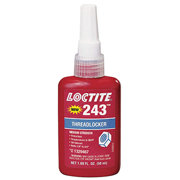 Loctite 243 frein-filet  moyen bleu foncé - 50 ml