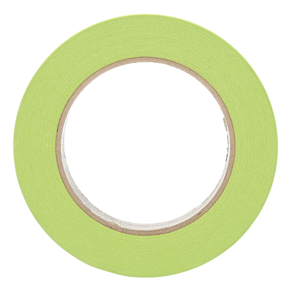 3M Industrial Painter's Tape, 205, green, 18 mm x 55 m
