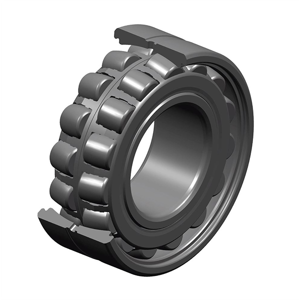 Double row spherical roller bearing, pressed steel cage - 22211EAW33