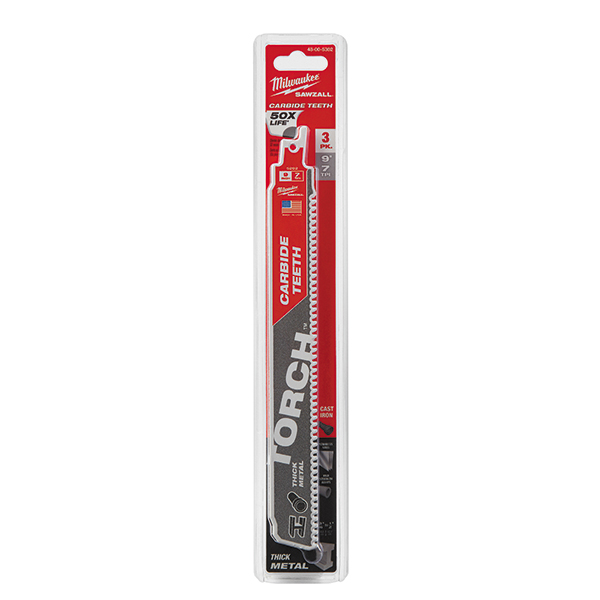 9IN C-TORCH 3PK SAWZALL BL