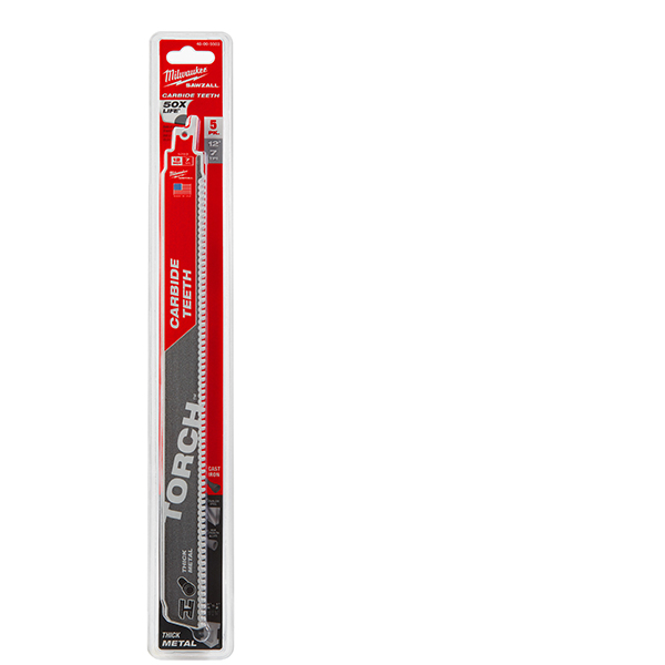 Lame The TORCH avec dent de carbure, 7 D, 12 po – Paquet de 5 - Milwaukee - 48-00-5503