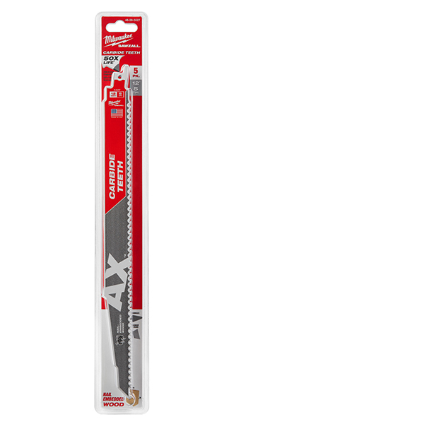 12IN CAX 5PK SAWZALL BLADE