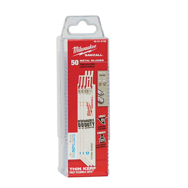 6" 24 TPI Thin Ker Ice Hardened™ SAWZALL® Blades (50 Pk)