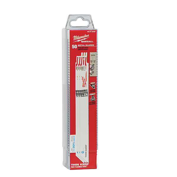 9" 14 TPI Thin Kerf Ice Hardened™ SAWZALL® Blades (50 Pk)