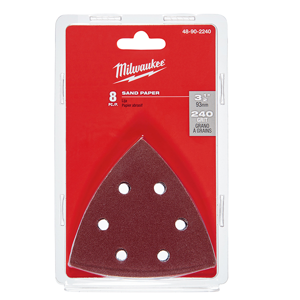 SAND PAPER 240 GRIT 8PK