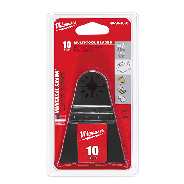 10PC 2-1/2" Bi-Metal Multi-Tool Blade