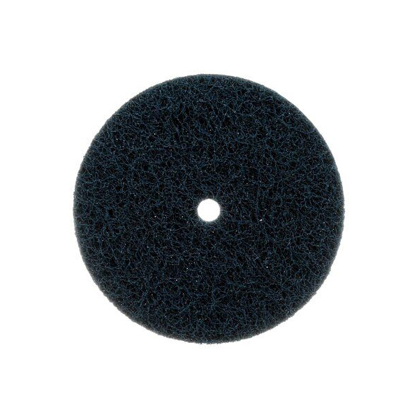 3M Standard Abrasives Buff and Blend HS Disc, 810710, A MED, A/O, 6" x 1/2"
