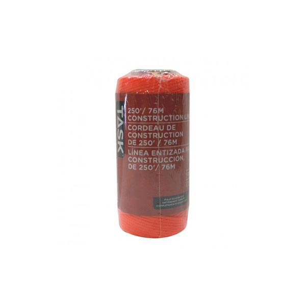250' orange replacement braided nylon construction line