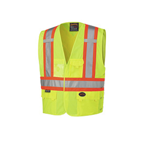 veste de signalisation haute visibilité  jaune/vert haute visibilité - L/XL