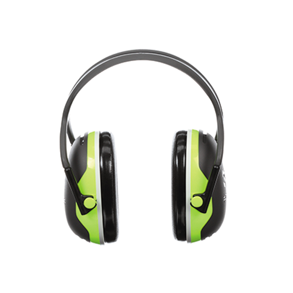 Protecteur d'oreilles antibruit de type serre-tête peltor 3M X4A noir/vert