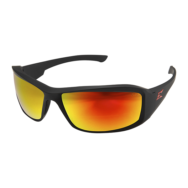 Brazeau CSA rated safety sunglasses (red mirrored)
