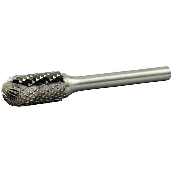 BC000SC5 Cylindrical carbide burr SIGMA + type SC5 without Radius 
Size: 1/2 x 1 x 2-3/4"