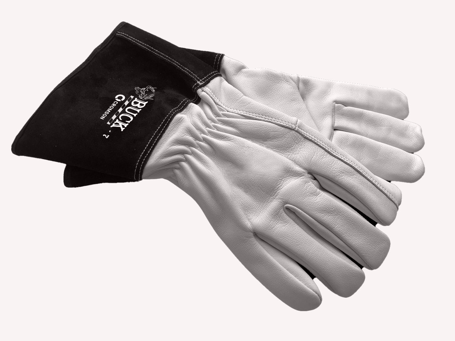 CR8431 Welding gloves, with Kevlar lining ANSI A4 Cut rated, Arc flash resistant -  BUCK  Size : M
