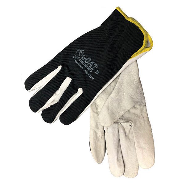 “GOAT” Goatskin Leather Driver’s Gloves with Spandex back